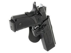 AMOMAX КОБУРА ПЛАСТИКОВАЯ FASTDRAW ДЛЯ HI-CAPA BLACK HS2863