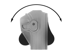 AMOMAX КОБУРА ПЛАСТИКОВАЯ FASTDRAW ДЛЯ HI-CAPA BLACK HS2863