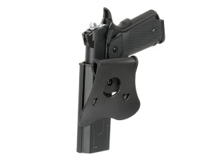 AMOMAX КОБУРА ПЛАСТИКОВАЯ FASTDRAW ДЛЯ HI-CAPA BLACK HS2863