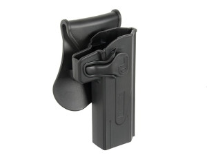 AMOMAX КОБУРА ПЛАСТИКОВАЯ FASTDRAW ДЛЯ HI-CAPA BLACK HS2863