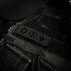 M-TAC НАШИВКА ГРУППА КРОВИ O (I) + СКВОЗНАЯ LASER CUT 25Х80 BLACK