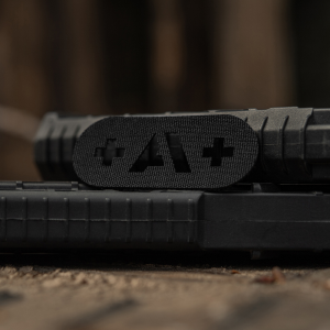 M-TAC НАШИВКА ГРУПА КРОВІ +A+ НАСКРІЗНА LASER CUT BLACK