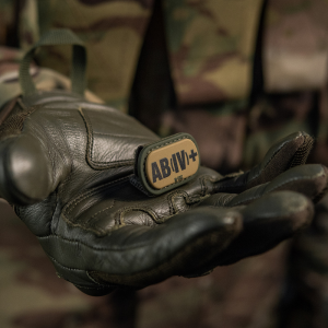 M-TAC MOLLE PATCH ГРУППА КРОВИ AB (IV) + PVC RANGER GREEN