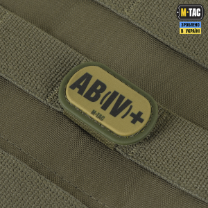M-TAC MOLLE PATCH ГРУППА КРОВИ AB (IV) + PVC RANGER GREEN