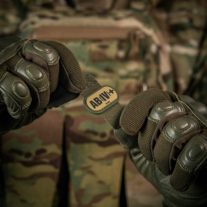 M-TAC MOLLE PATCH ГРУППА КРОВИ AB (IV) + PVC RANGER GREEN