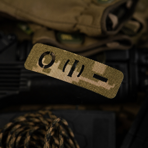 M-TAC НАШИВКА ГРУППА КРОВИ O (I) - СКВОЗНАЯ LASER CUT 25Х80 MM14