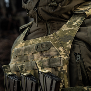 M-TAC НАШИВКА ГРУППА КРОВИ AB+ СКВОЗНАЯ LASER CUT RANGER GREEN