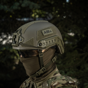 НАШИВКА ГРУПА КРОВІ A(II) RH(-) PVC 25Х60 OLIVE