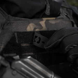 M-TAC НАШИВКА ГРУПА КРОВІ -0- НАСКРІЗНА LASER CUT BLACK