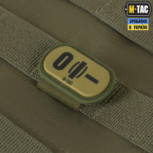 M-TAC MOLLE PATCH ГРУПА КРОВІ O (I) - PVC RANGER GREEN