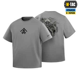 M-TAC ФУТБОЛКА ХАРТІЯ LIGHT GREY