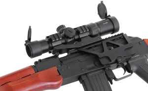 M-ETAL ЛАСТІВЧИН ХВІСТ RAILED SCOPE MOUNT AK BLACK 4031