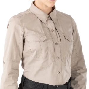 5.11 РУБАШКА ТАКТИЧЕСКАЯ WOMEN'S STRYKE LONG SLEEVE SHIRT KHAKI 62404ABR-055