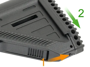 D-DAY ПРИКЛАД 416/AR15 SLIM BLACK 26054