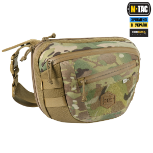 M-TAC СУМКА SPHAERA HEX HARDSLING BAG LARGE С ЛИПУЧКОЙ ELITE MULTICAM/COYOTE