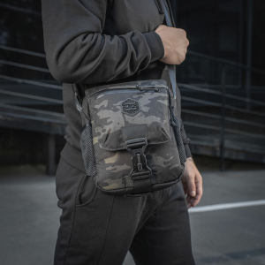 M-TAC СУМКА SATELLITE MAGNET BAG ELITE HEX MULTICAM BLACK/BLACK
