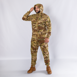 CAMO-TEC СПОРТИВНИЙ КОСТЮМ FITPRO ZIP MULTICAM 8574