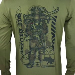 KRAMATAN TACTICAL DESIGN КОФТА БЕЗ КАПЮШОНА WAR DRONES OLIVE