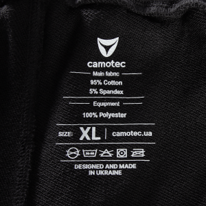 CAMO-TEC ШОРТИ FITPRO COTTON BLACK 8703