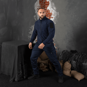 CAMO-TEC ФЛИСОВАЯ КОФТА DARK NAVY BLUE 8842