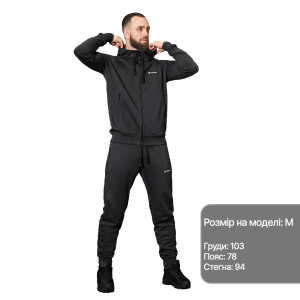 CAMO-TEC СПОРТИВНИЙ КОСТЮМ FITPRO ZIP GRAPHITE 8539