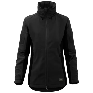 HELIKON-TEX ЖЕНСКАЯ КУРТКА HELIKON GUNFIGHTER SOFTSHELL BLACK KU-GUW-FM-01
