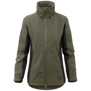 HELIKON-TEX ЖЕНСКАЯ КУРТКА HELIKON GUNFIGHTER SOFTSHELL TAIGA GREEN KU-GUW-FM-0901A