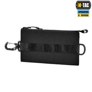 M-TAC ГАМАНЕЦЬ ГОРИЗОНТАЛЬНИЙ З КАРАБІНОМ X-PAC ELITE BLACK
