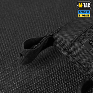 M-TAC ГАМАНЕЦЬ ГОРИЗОНТАЛЬНИЙ З КАРАБІНОМ X-PAC ELITE BLACK