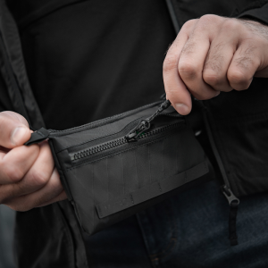M-TAC ГАМАНЕЦЬ ГОРИЗОНТАЛЬНИЙ З КАРАБІНОМ X-PAC ELITE BLACK