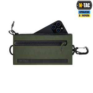 M-TAC КОШЕЛЕК С ГОРИЗОНТАЛЬНЫЙ С КАРАБИНОМ X-PAC ELITE RANGER GREEN