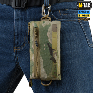 M-TAC ГАМАНЕЦЬ ГОРИЗОНТАЛЬНИЙ З КАРАБІНОМ X-PAC ELITE MULTICAM