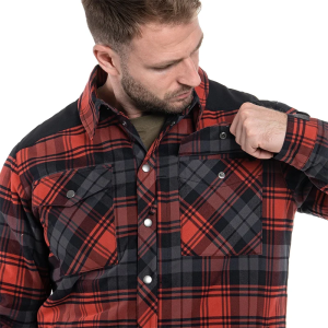 HELIKON-TEX СОРОЧКА WINTER WARDEN LONG SLEEVE SLATE CRIMSON PLAID KO-WWS-PB-PJ