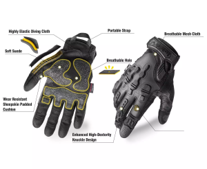 CHAMELEON ПЕРЧАТКИ ZAG-6 BLACK ZL4-ZAG6BL