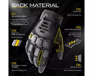CHAMELEON ПЕРЧАТКИ ZAG-2 BLACK ZL2-ZAG2BL