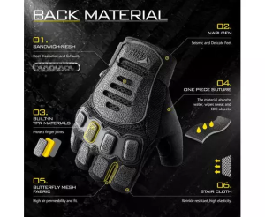 CHAMELEON ПЕРЧАТКИ БЕСПАЛЫЕ ZAG-2 HALF FINGER BLACK ZL2H-ZAG2HB