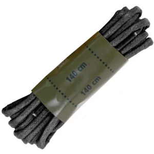 MIL-TEC ШНУРКИ STURM SHOE LACES WAXED 140 CM BLACK 12913002