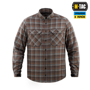 M-TAC РУБАШКА LUMBERJACK MERINO COLD WEATHER GREY/BROWN