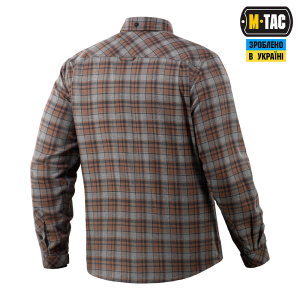 M-TAC РУБАШКА LUMBERJACK MERINO COLD WEATHER GREY/BROWN