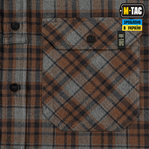 M-TAC РУБАШКА LUMBERJACK MERINO COLD WEATHER GREY/BROWN