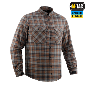 M-TAC РУБАШКА LUMBERJACK MERINO COLD WEATHER GREY/BROWN