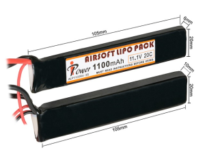 IPOWER АКБ LI-PO 1100MAH 11,1V 20C Т-КОНЕКТОР HS2319