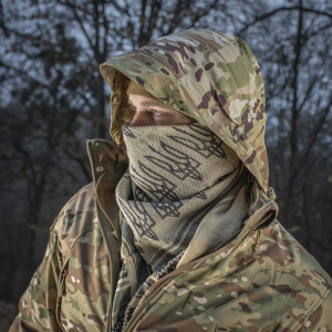 M-TAC ШАРФ ШЕМАГ С ТРИЗУБОМ COYOTE/BLACK