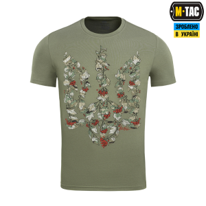 M-TAC ФУТБОЛКА ТРИЗУБ КАЛИНА CAMO LIGHT OLIVE