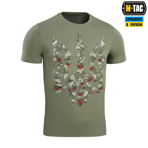 M-TAC ФУТБОЛКА ТРИЗУБ КАЛИНА CAMO LIGHT OLIVE