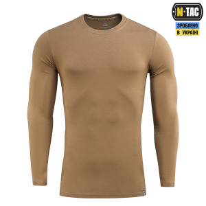 M-TAC ФУТБОЛКА ДОВГИЙ РУКАВ 93/7 COYOTE BROWN