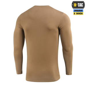 M-TAC ФУТБОЛКА ДОВГИЙ РУКАВ 93/7 COYOTE BROWN