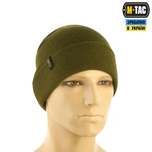 M-TAC ШАПКА ТОНКАЯ ВЯЗКА 100% АКРИЛ OLIVE