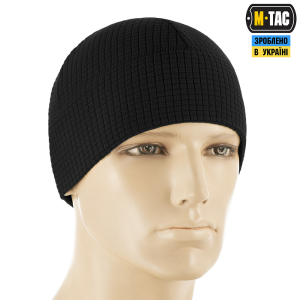 M-TAC ШАПКА-ПІДШОЛОМНИК ФЛІС РІП-СТОП BLACK