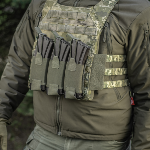 M-TAC ПОДСУМОК ЭЛАСТИЧНЫЙ НА 3 МАГАЗИНА ELITE LASER CUT RANGER GREEN